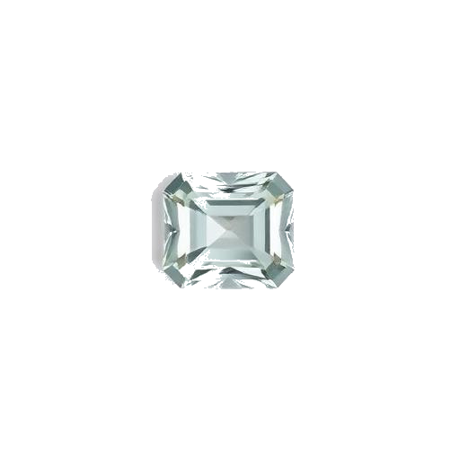 Emerald cut diamond
